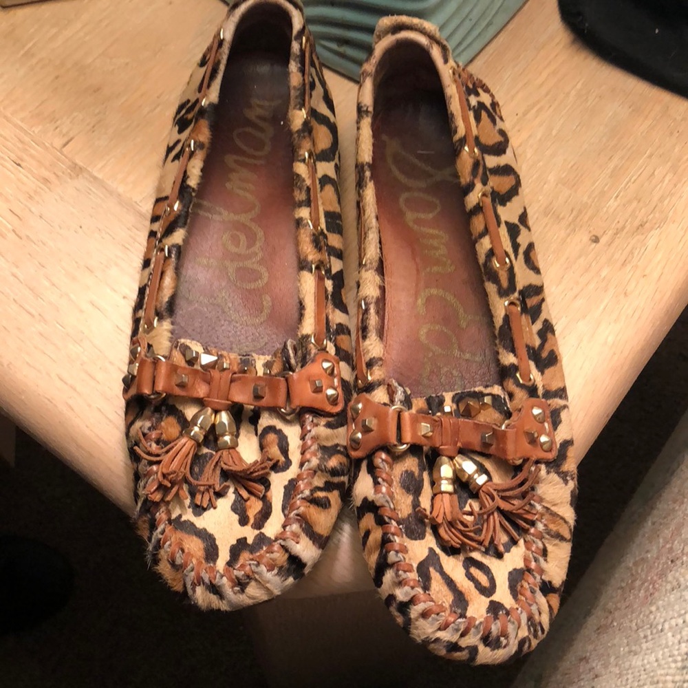 Sam Edelman leopard flat